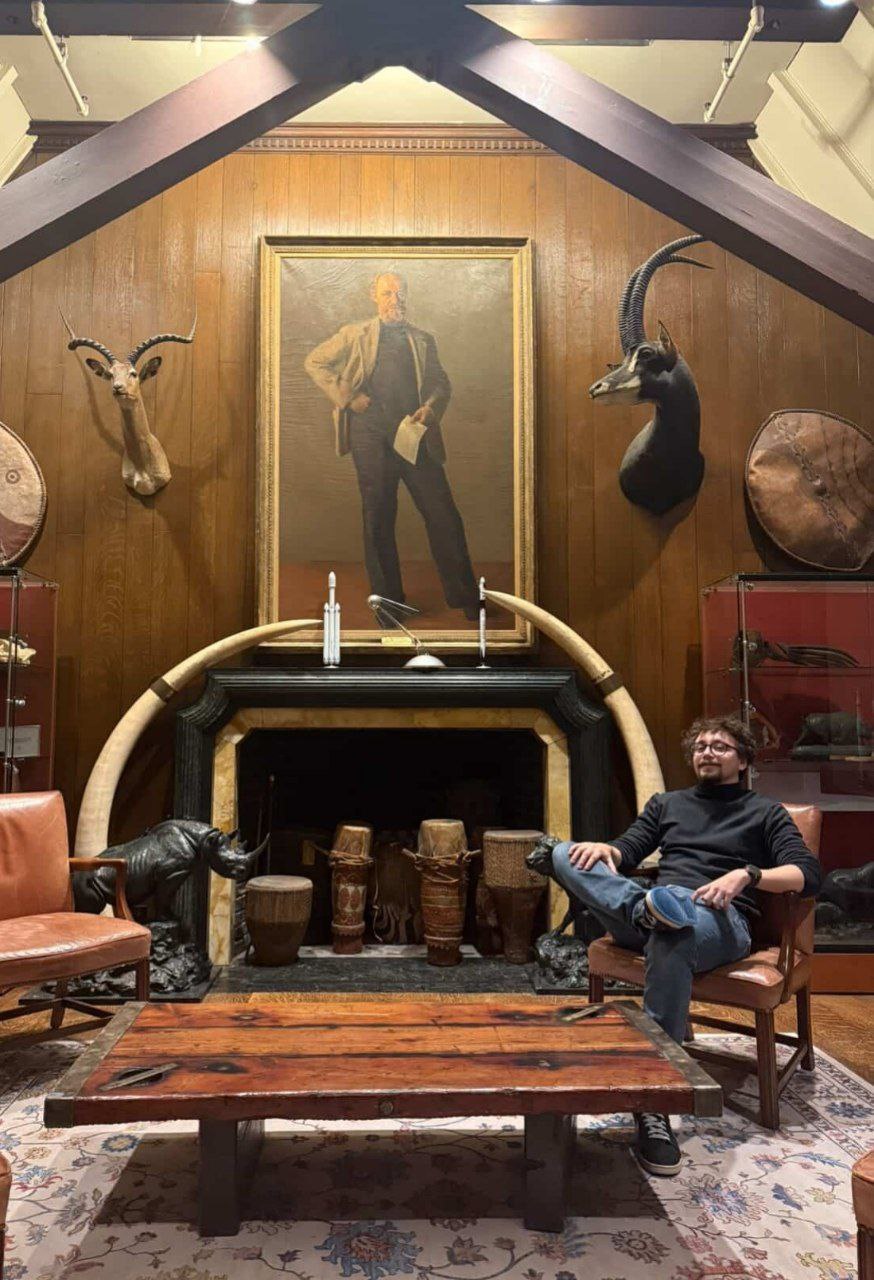 At The Explorers Club in New York